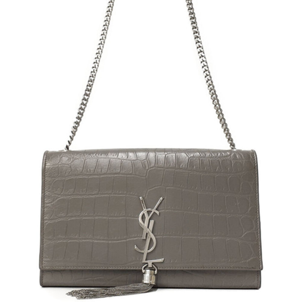 SAINT LAURENT PARIS Kate Monogram Satchel Chain Shoulder Bag